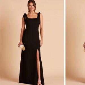 Birdy Grey Black Sleeveless Sheath Maxi Dress